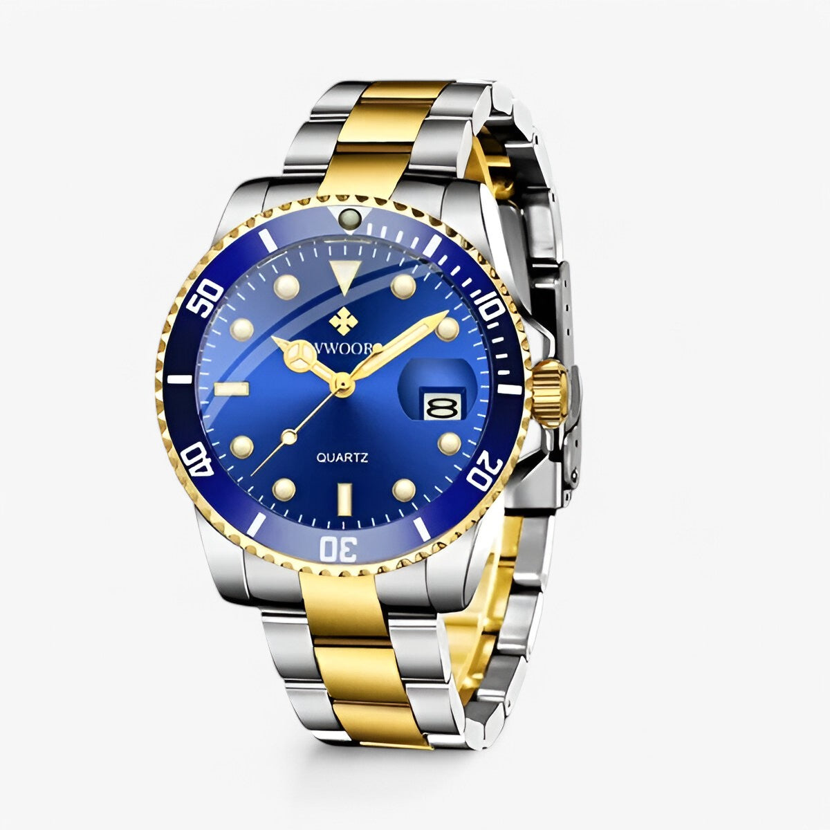 Herren Armbanduhr Edelstahl Wasserdicht