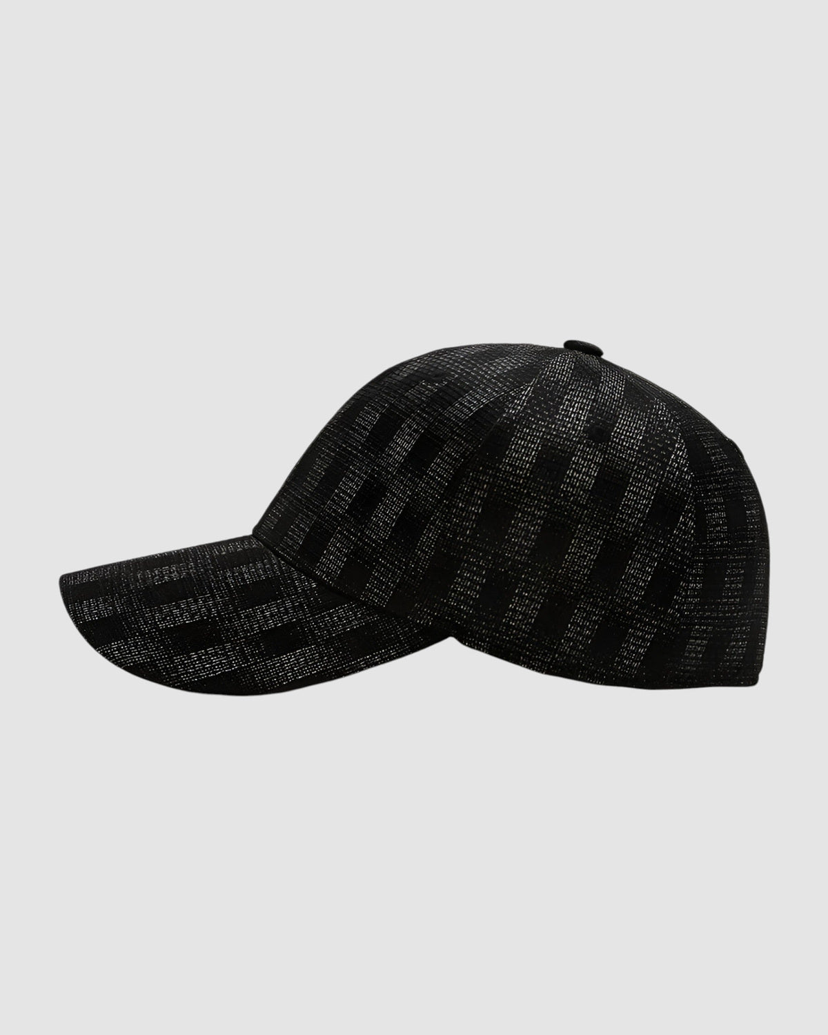 Herren Baseball Cap gemustert, elastisch und sportlich in Schwarz