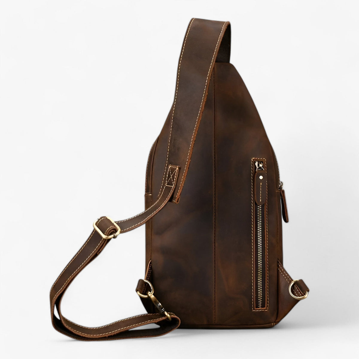 Herren Echtes Rindsleder Tablet-Satchel-Tasche