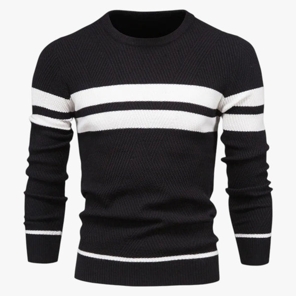 Herren Pullover Gestreift