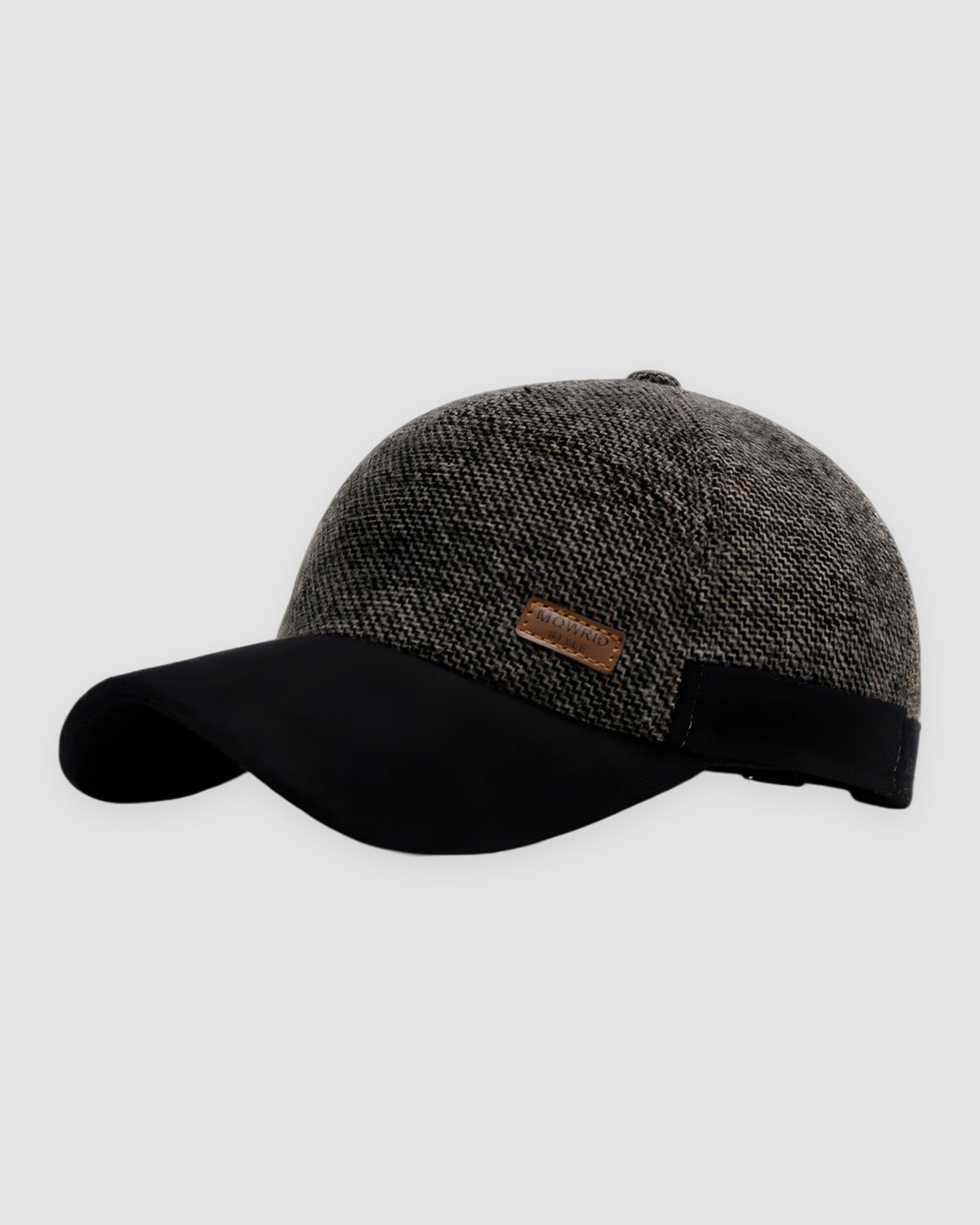 Herren Baseball Cap mit Ohrenklappen, Vintage-Stil – Khaki – Ansicht 4
