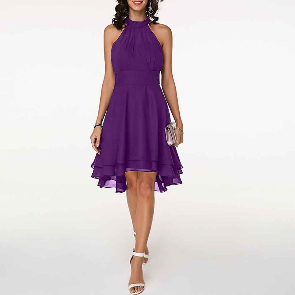 Damen Midikleid mit Plisseefalten