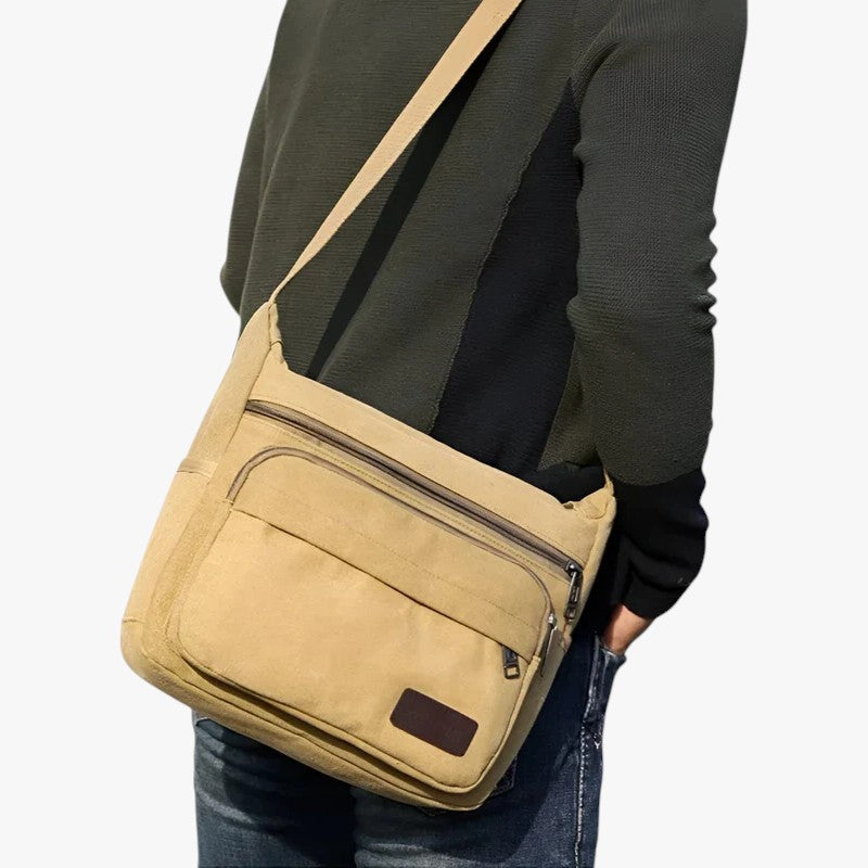 Herren Multifunktionale Canvas Umhängetasche