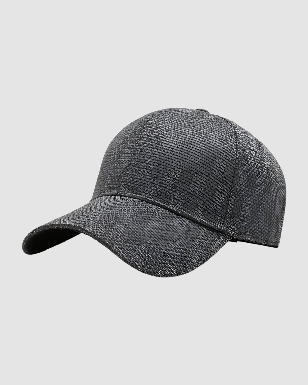 Herren Baseball Cap gemustert, elastisch und sportlich in Grau