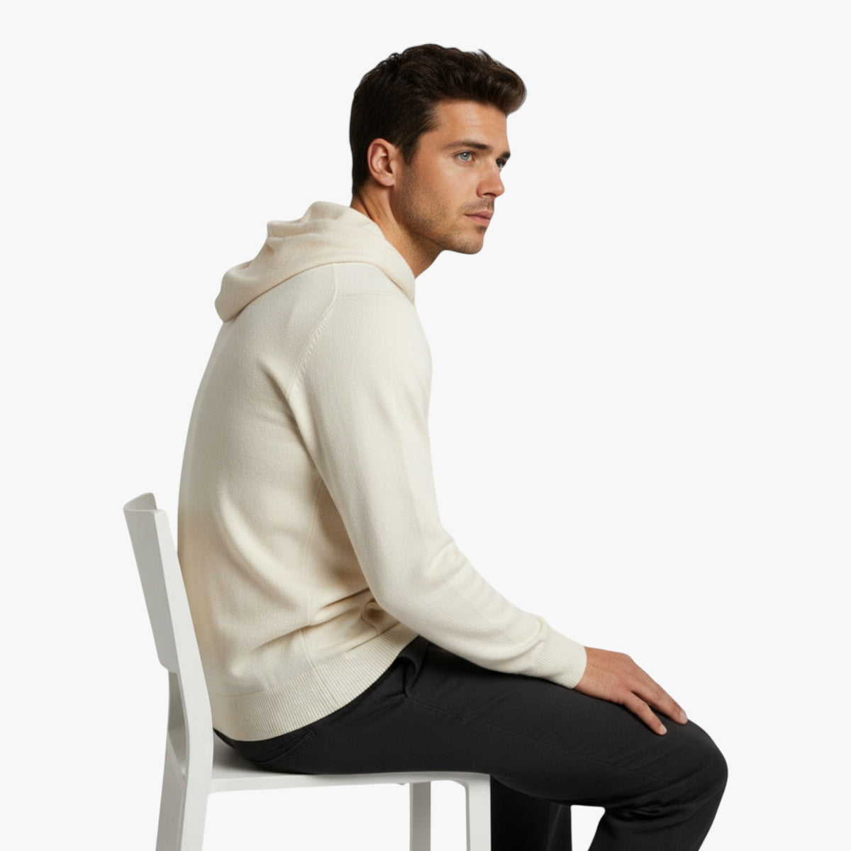 Herren Kapuzenpullover Merinowolle