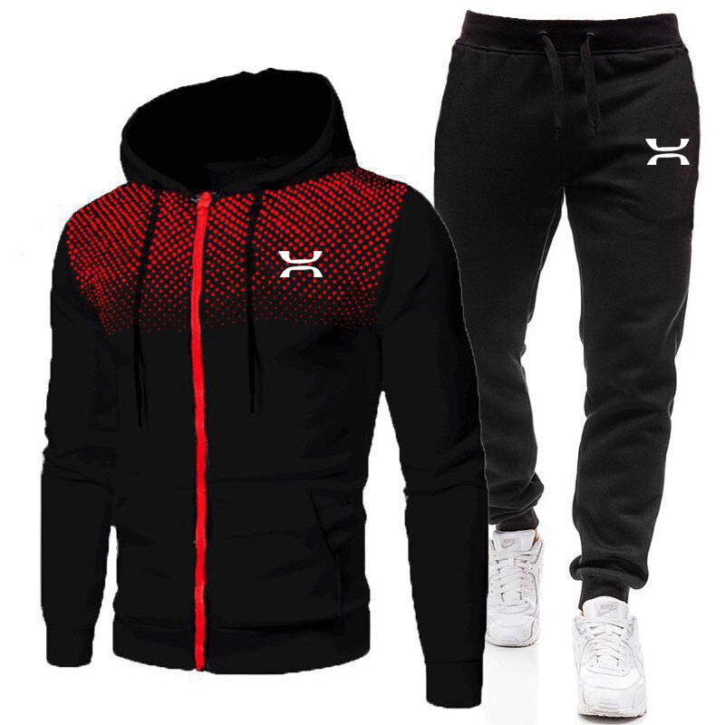 Herren Trainingsanzug Hoodie 2-teilig