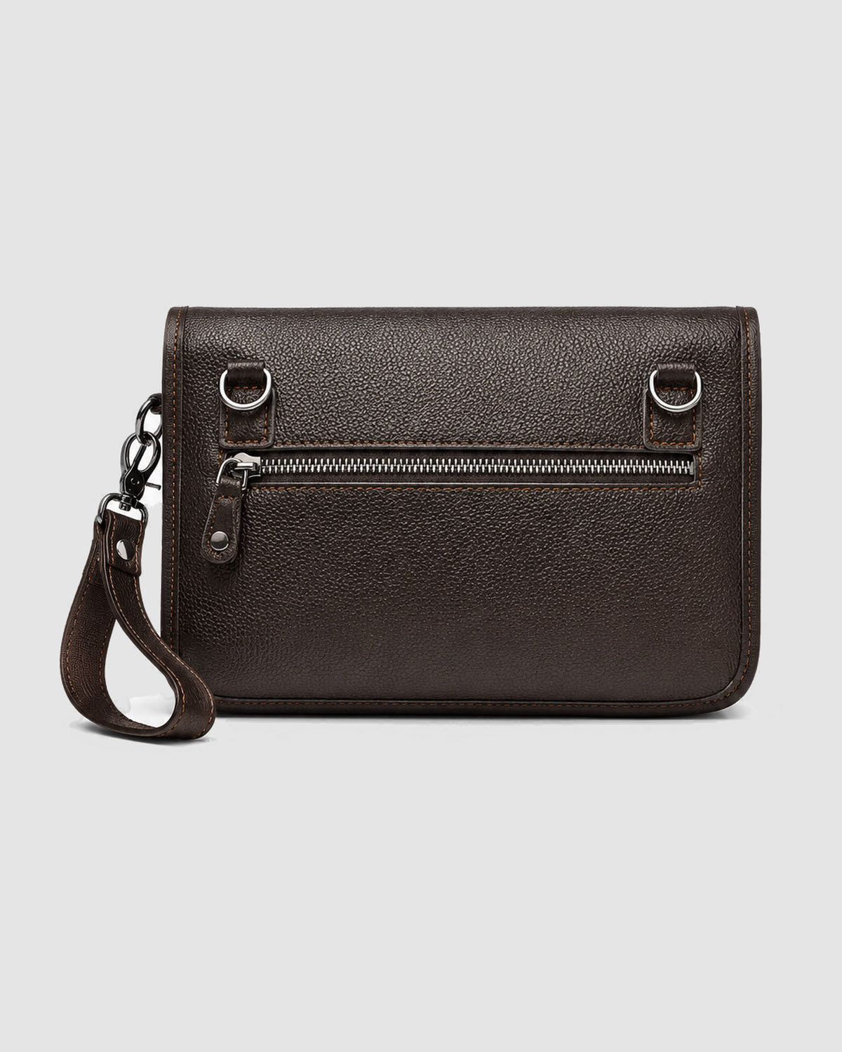 Herren Umhängetasche und Handgelenktasche – Braun, Bild 2