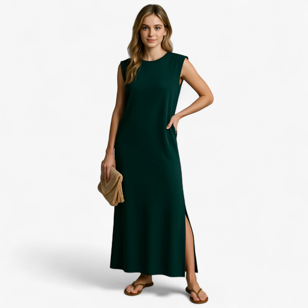 Damen Sommerkleid Lang