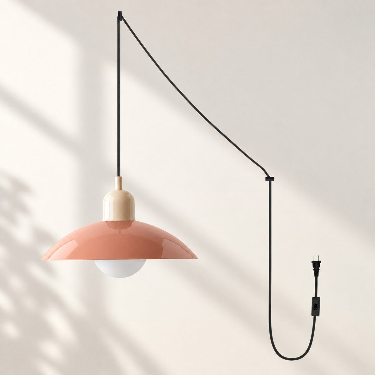 Steckdosen-Pendelleuchte im Mid-Century-Bauhaus-Stil – Ansicht 14