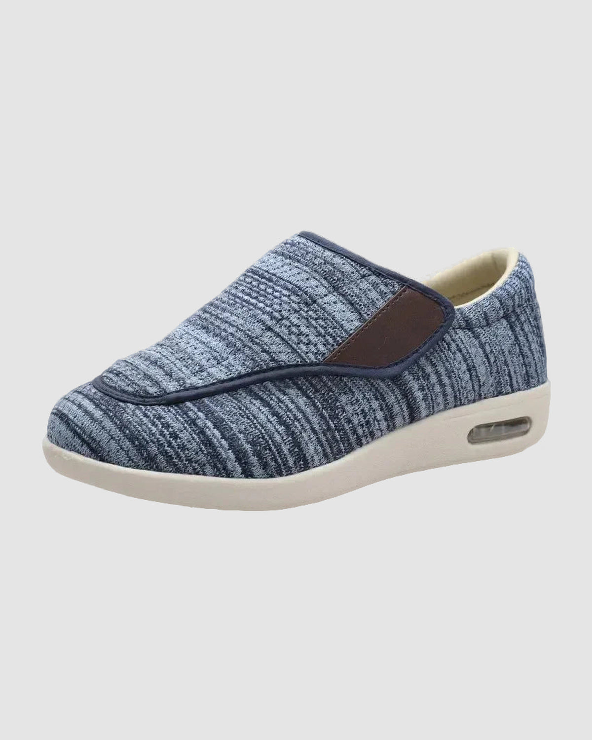 Herren Sneaker ohne Schnürung mit Mesh in Blau