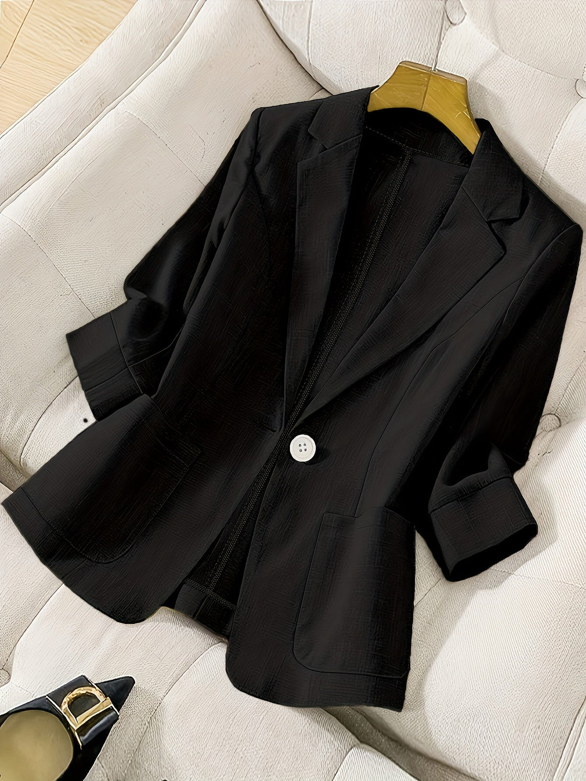 Damen Leichter Einreihiger Blazer