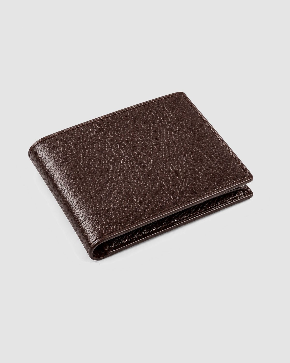 Herren Bifold-Geldbörse mit Kartenfächern und Sichtfach – Braun
