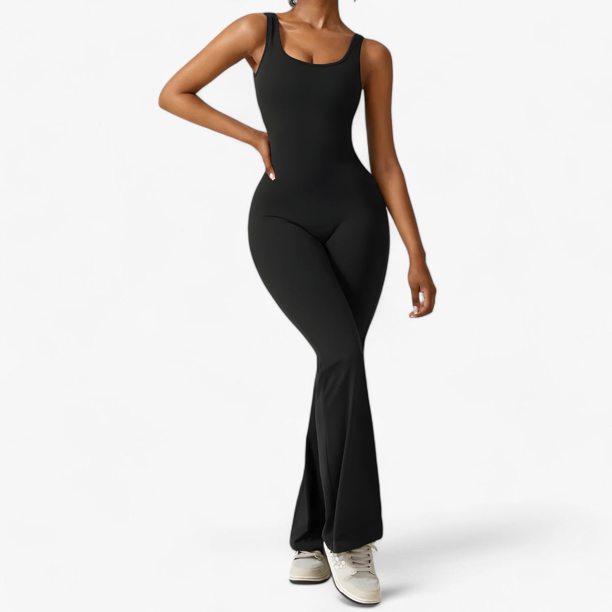 Damen Jumpsuit Komfortabel Ärmellos