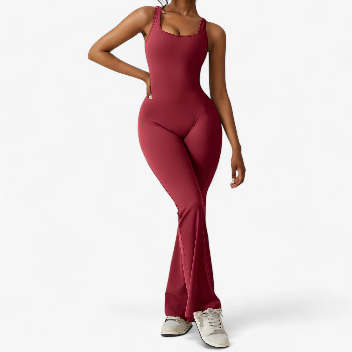 Damen Jumpsuit Komfortabel Ärmellos