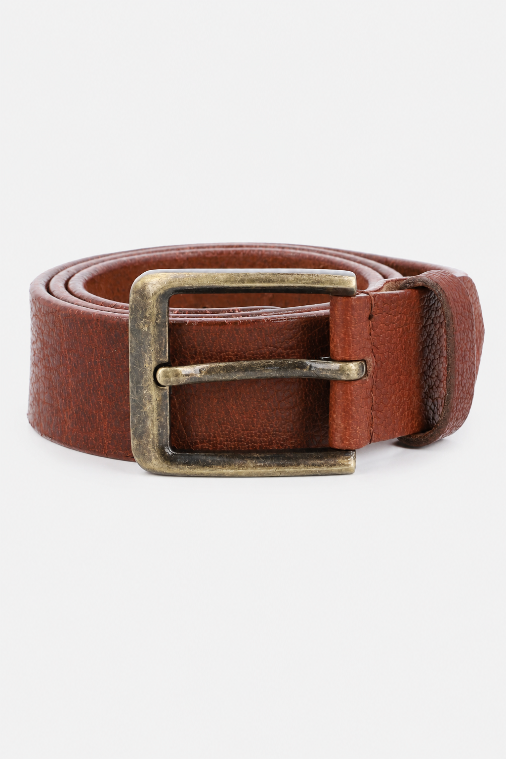 Unisex Ledergürtel dunkelbraun - Robust für jeden Stil