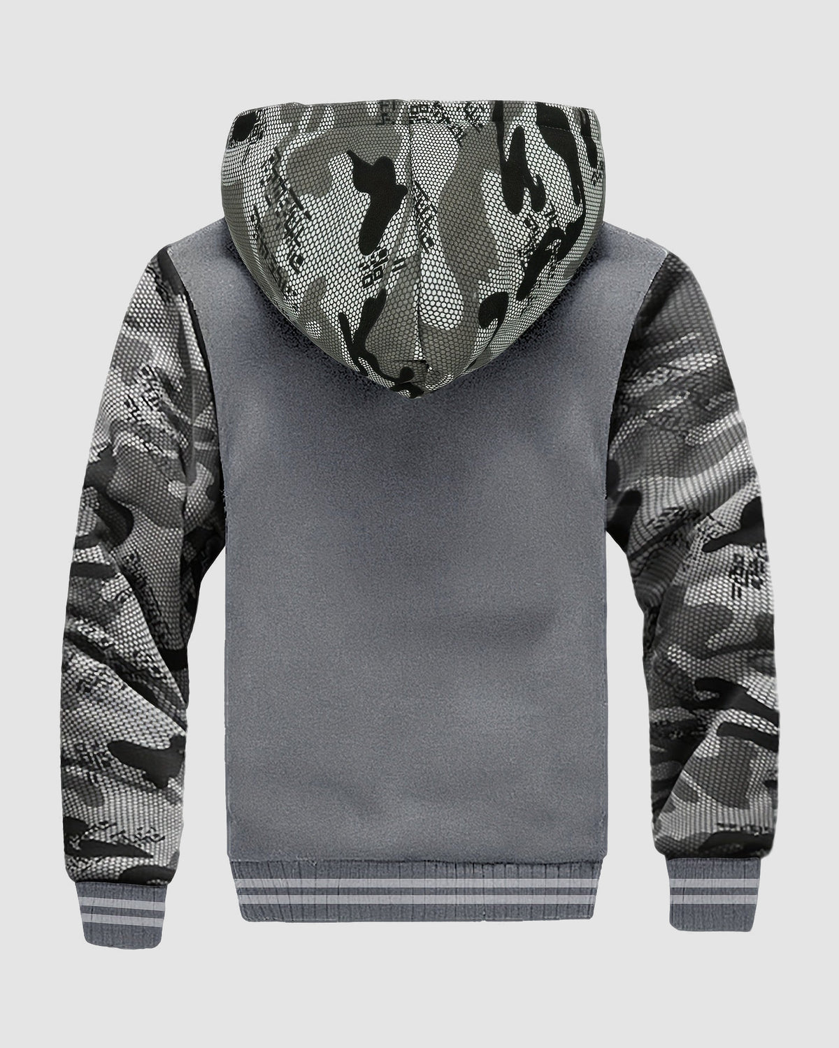 Herren Fleecejacke mit Kapuze im Colorblock-Design, Bild 5