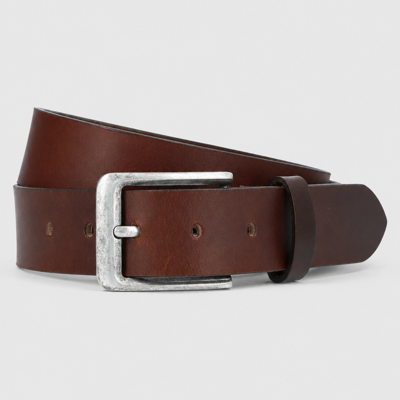 Ledergürtel aus Büffelleder, 3,9 cm, Vintage-Stil, zeitlos