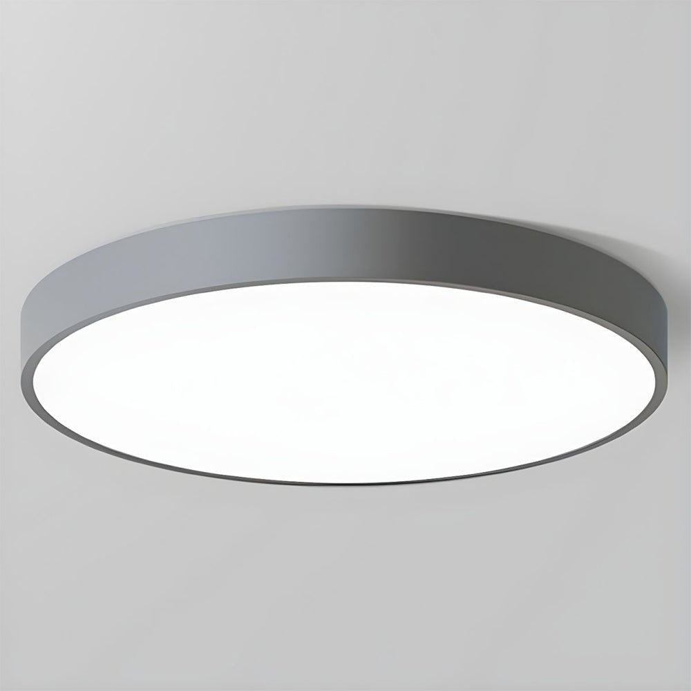 Moderne Runde LED Deckenleuchte Flache Scheibe