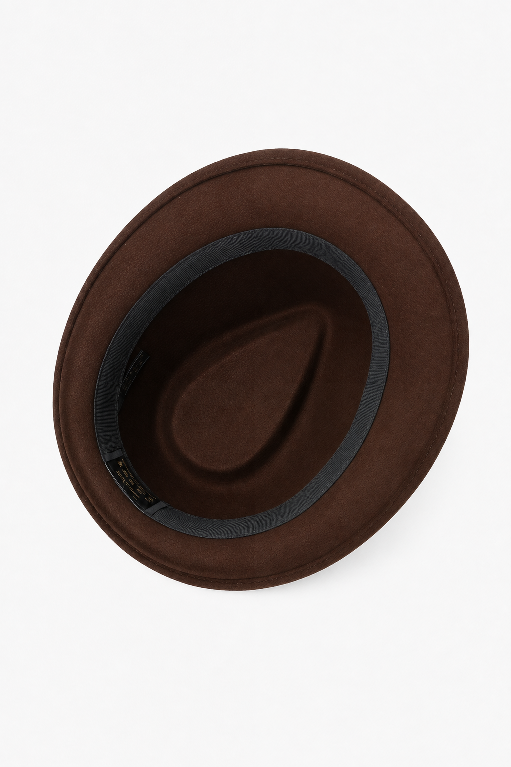 Brauner Fedora-Hut mit Hutband