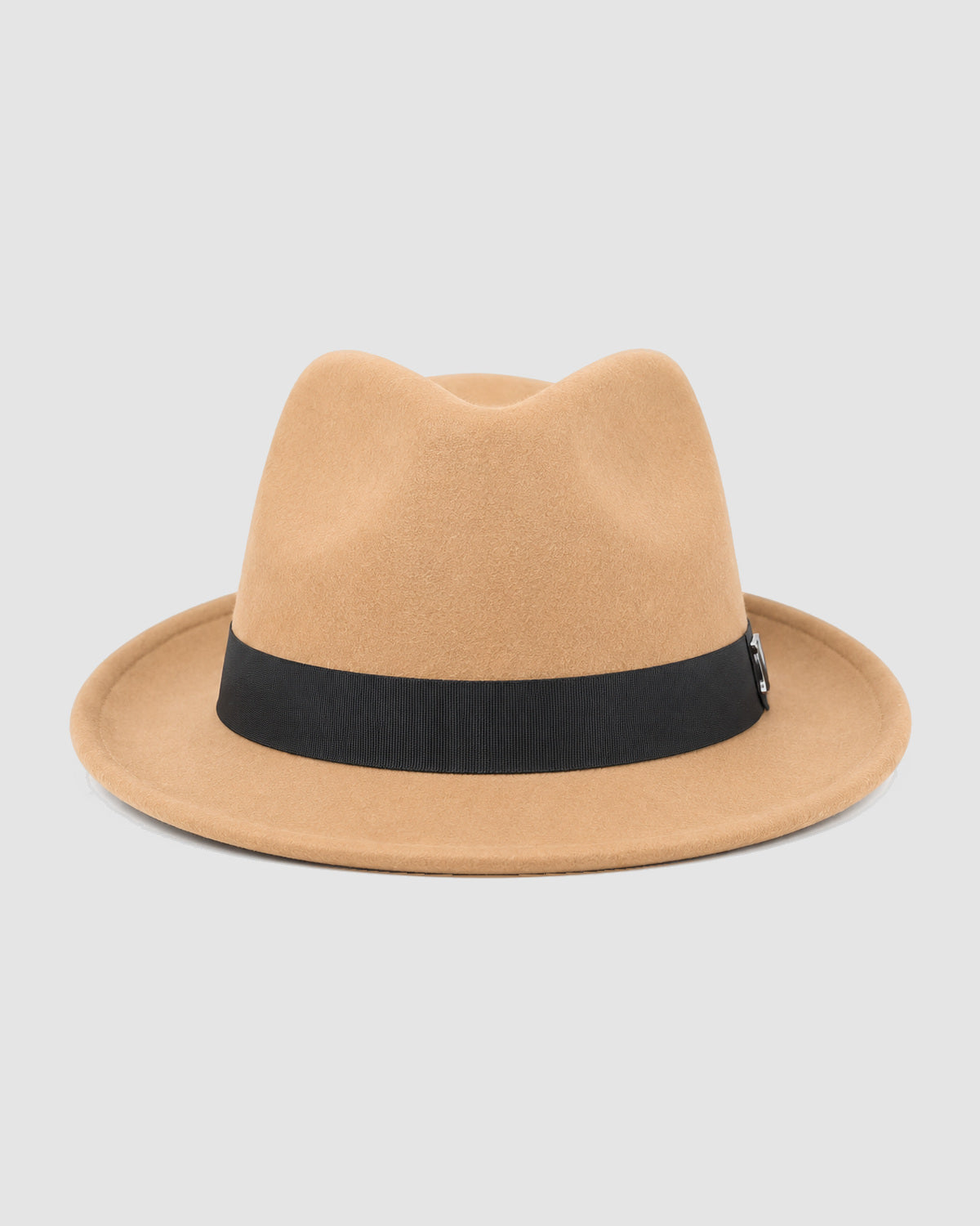 Herren Fedora-Hut mit Hutband – Khaki
