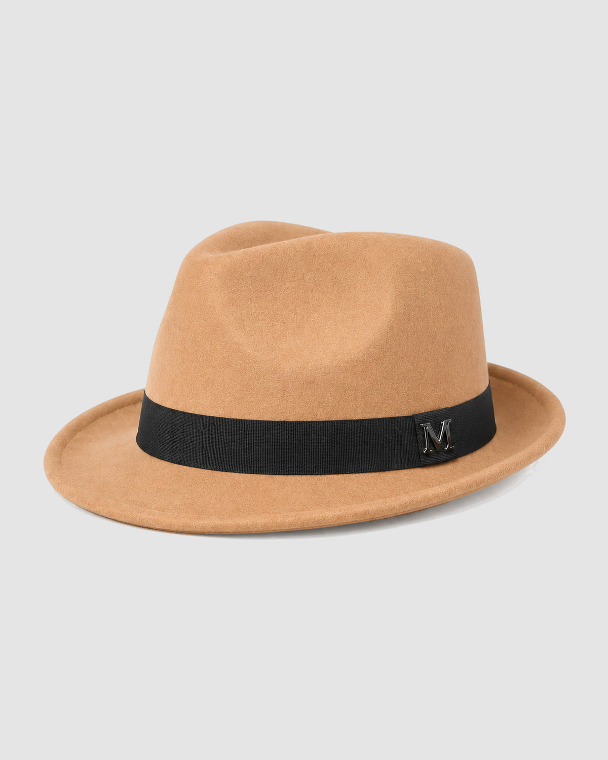 Herren Fedora-Hut mit Hutband – Khaki, Bild 2
