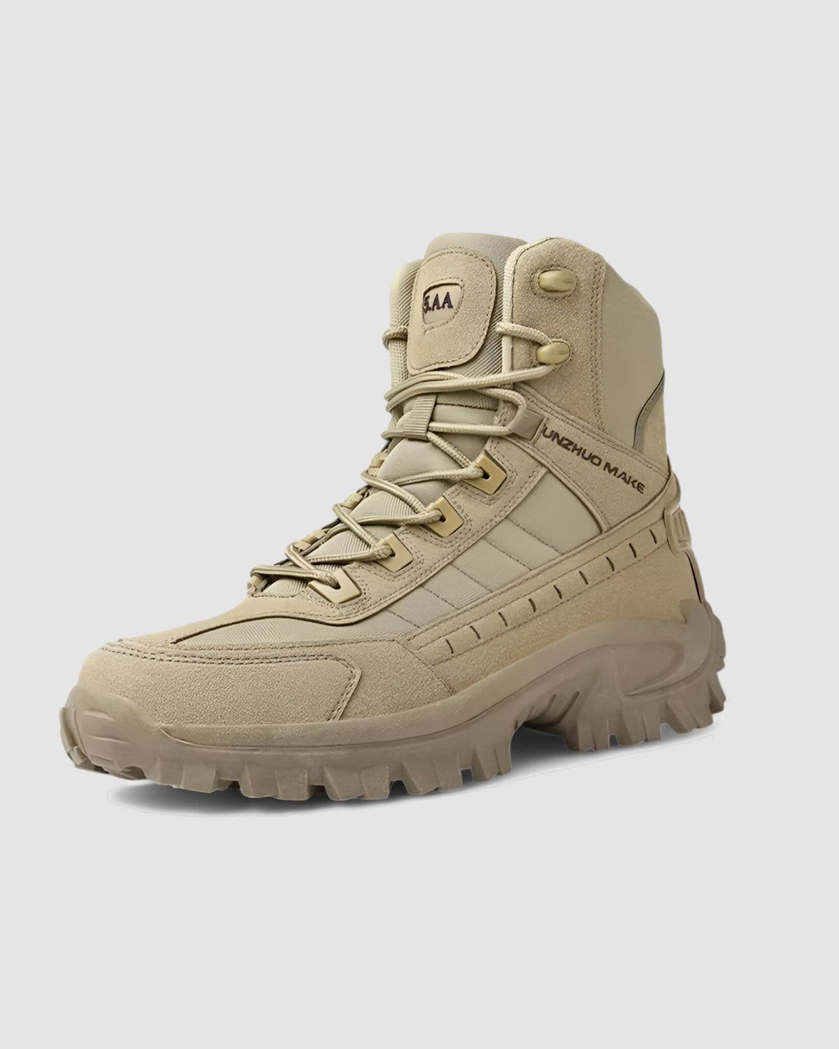 Herren Outdoorschuhe aus Mesh, rutschfest in Khaki