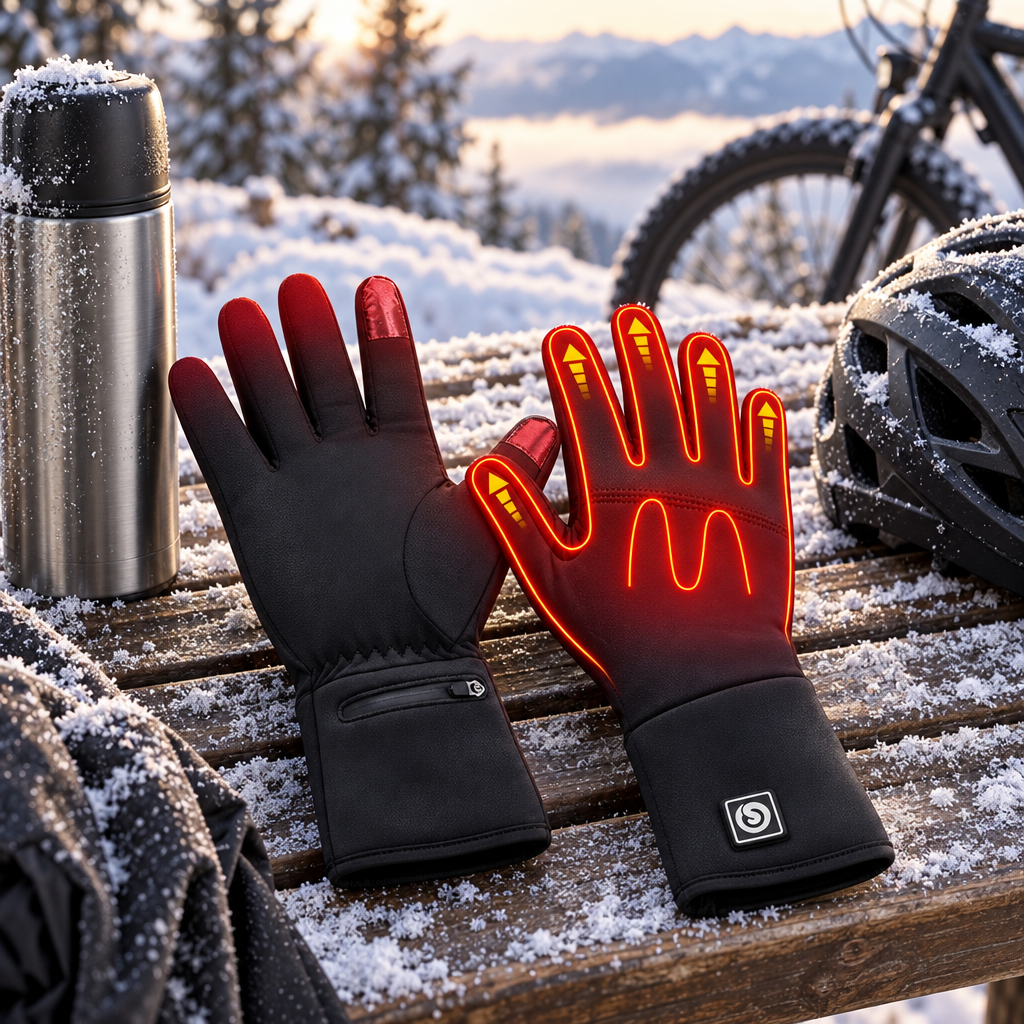 Unisex Beheizte Winterhandschuhe – Einstellbare Wärme, bis zu 6 Stunden