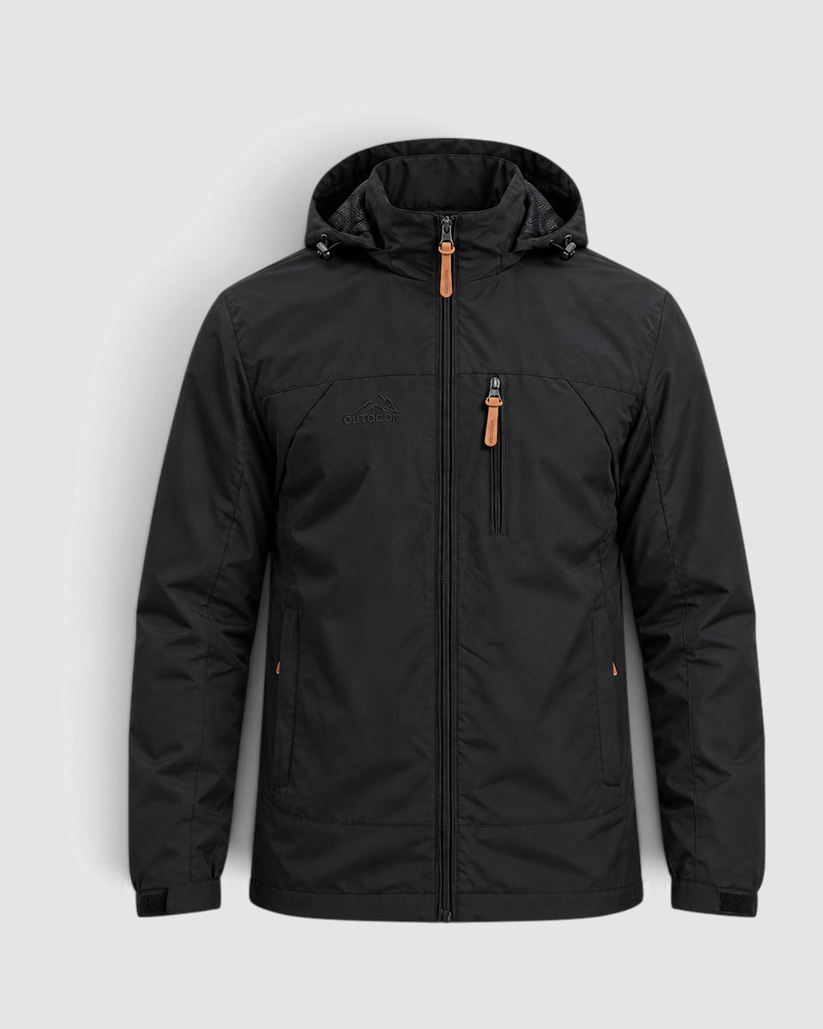 Herren Wanderjacke wasserdicht und winddicht mit Taschen, Bild 1