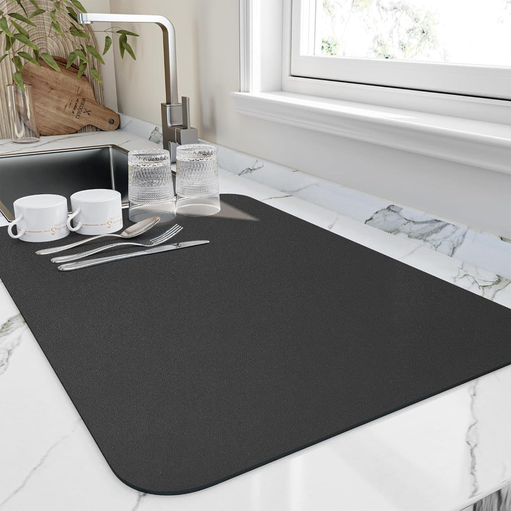 Kitchen Drying Mat Water Absorbent Dish Drying Pad