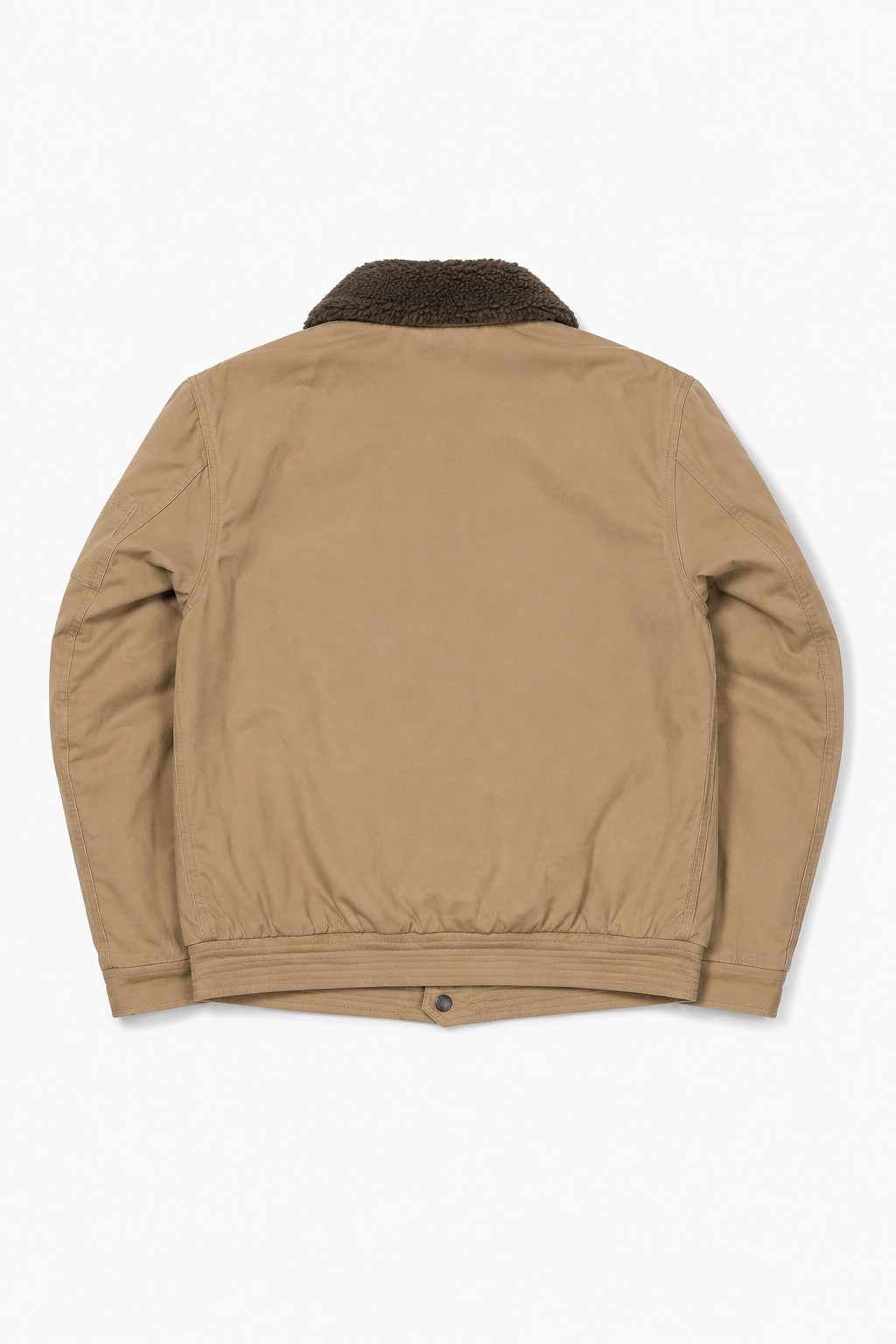 Herren Jungle-Cloth-Jacke mit Sherpa-Kragen – Khaki