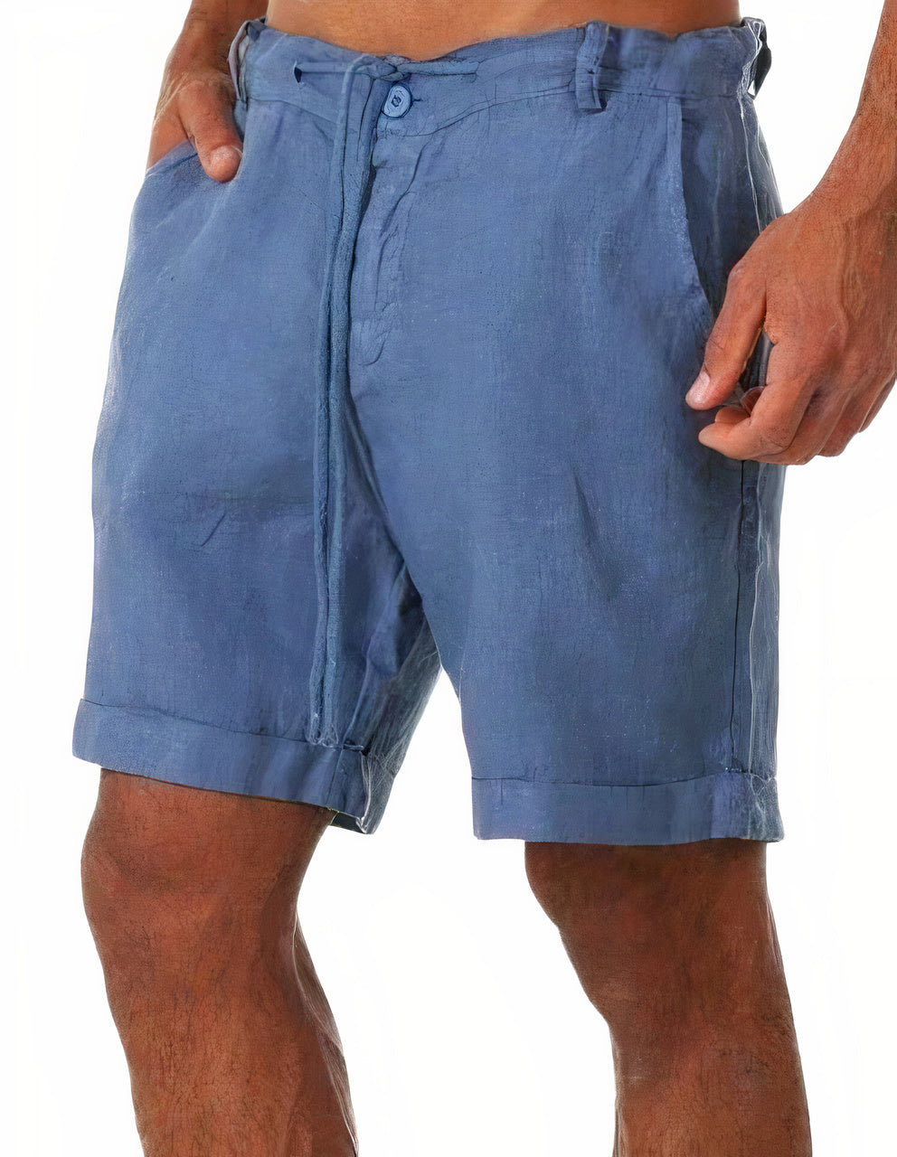 Herren Leinen Shorts - Klassisch, bequem für warme Tage