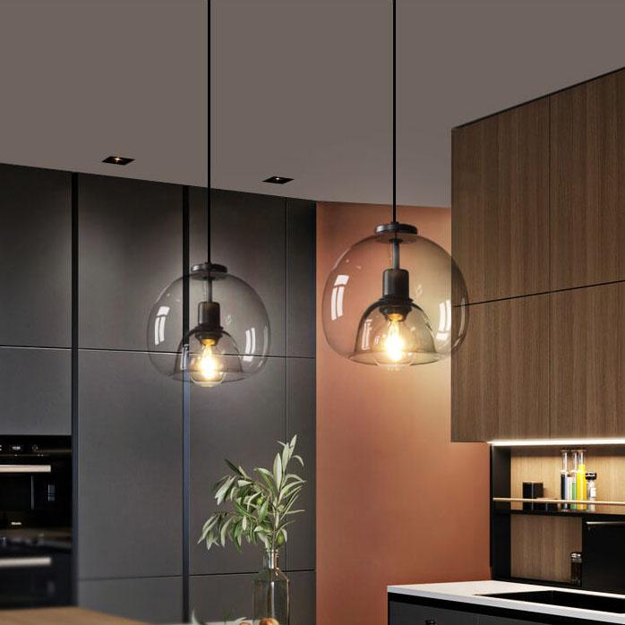 Pendelleuchte Minimalistisch Glaskuppel