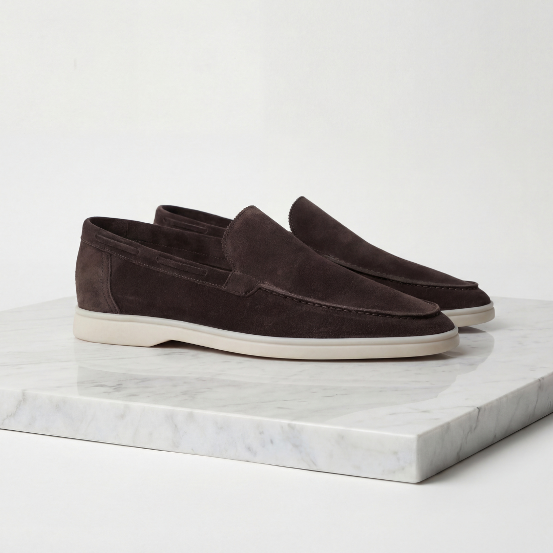 Herren Mokassins Wildleder Slip-On