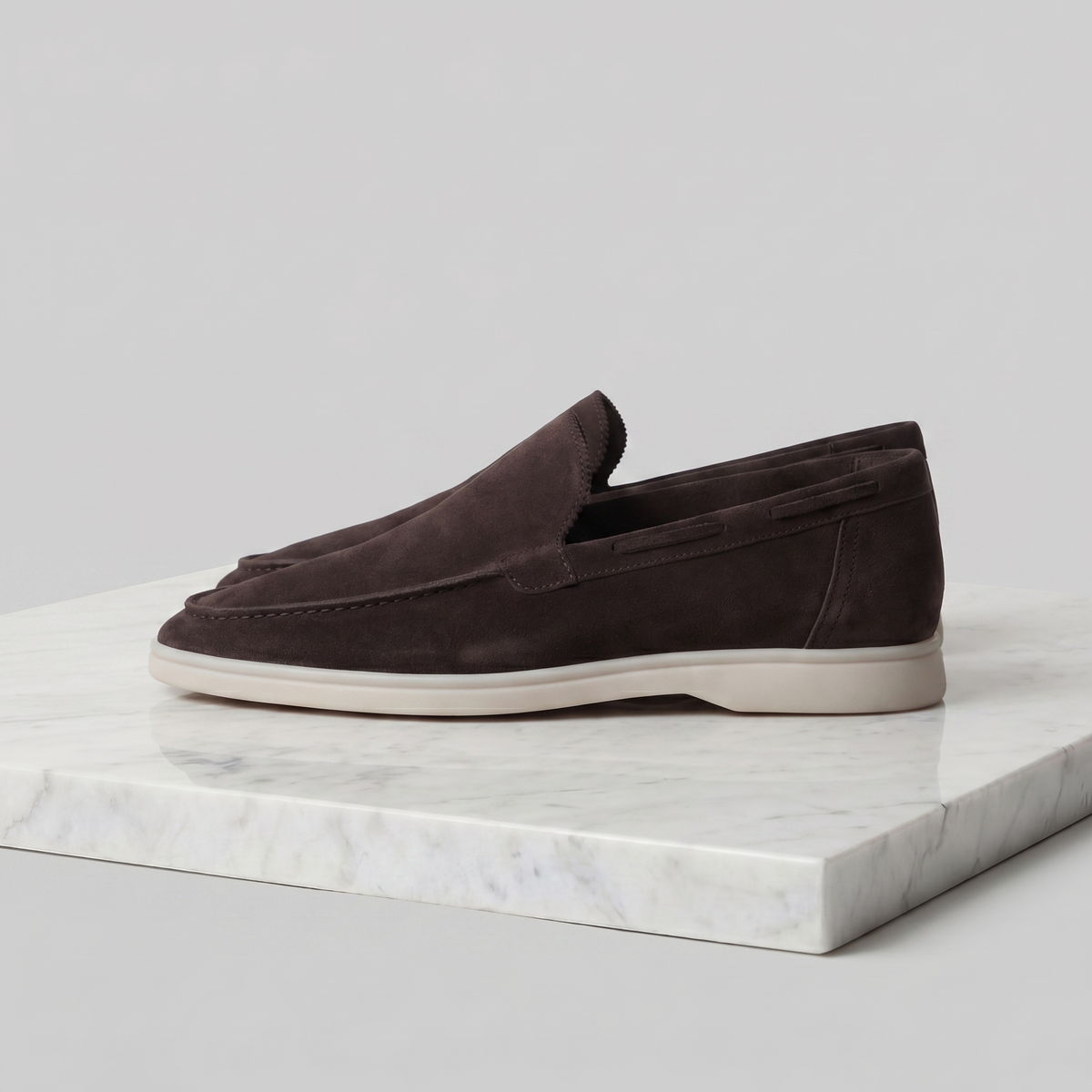 Herren Mokassins Wildleder Slip-On