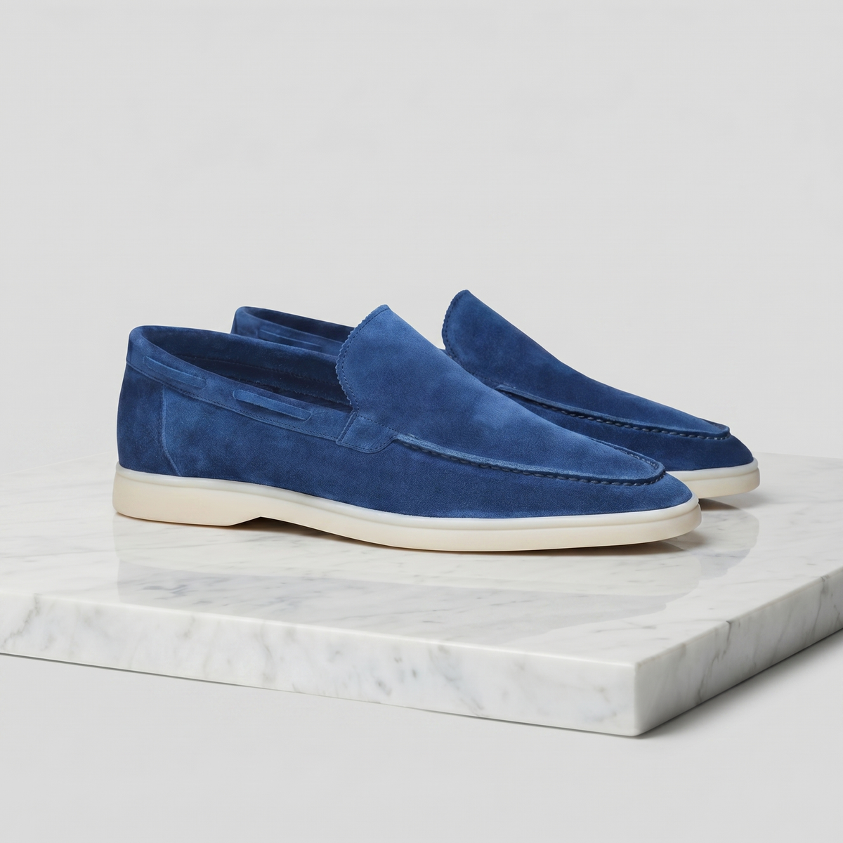 Herren Mokassins Wildleder Slip-On