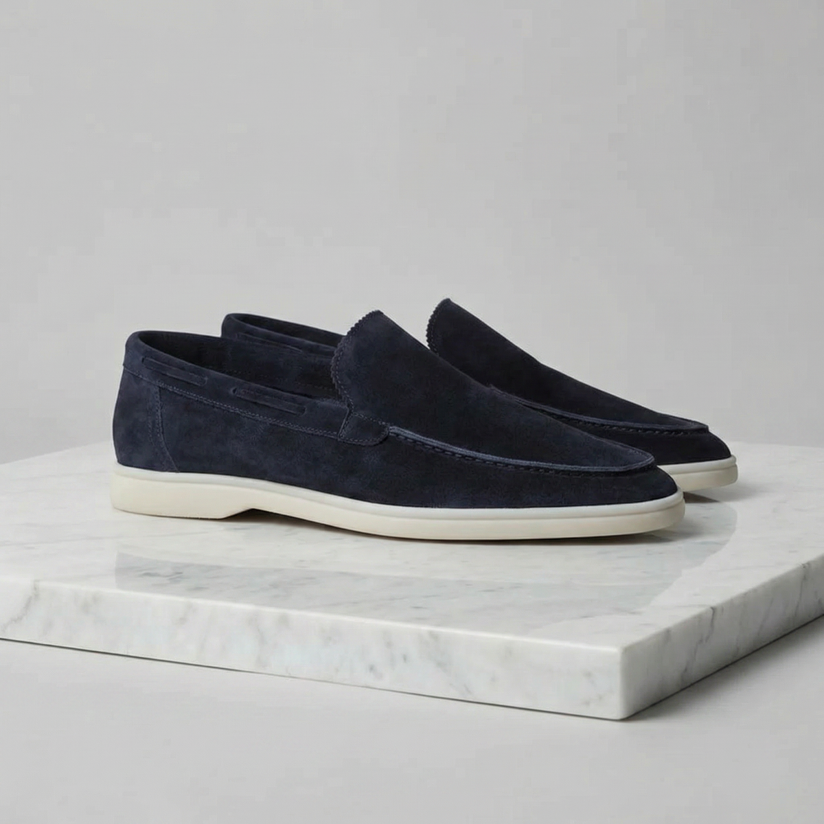 Herren Mokassins Wildleder Slip-On