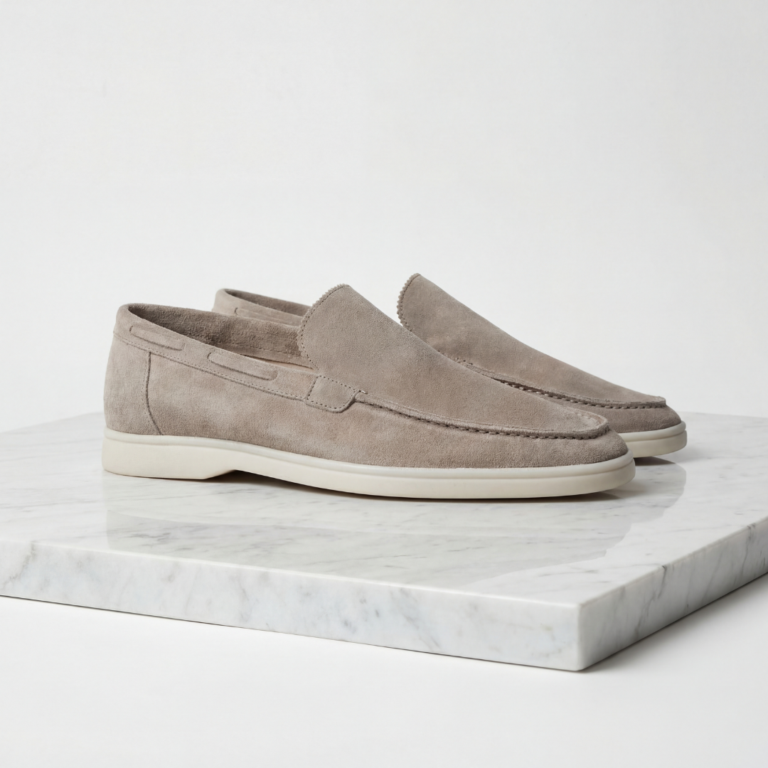 Herren Mokassins Wildleder Slip-On