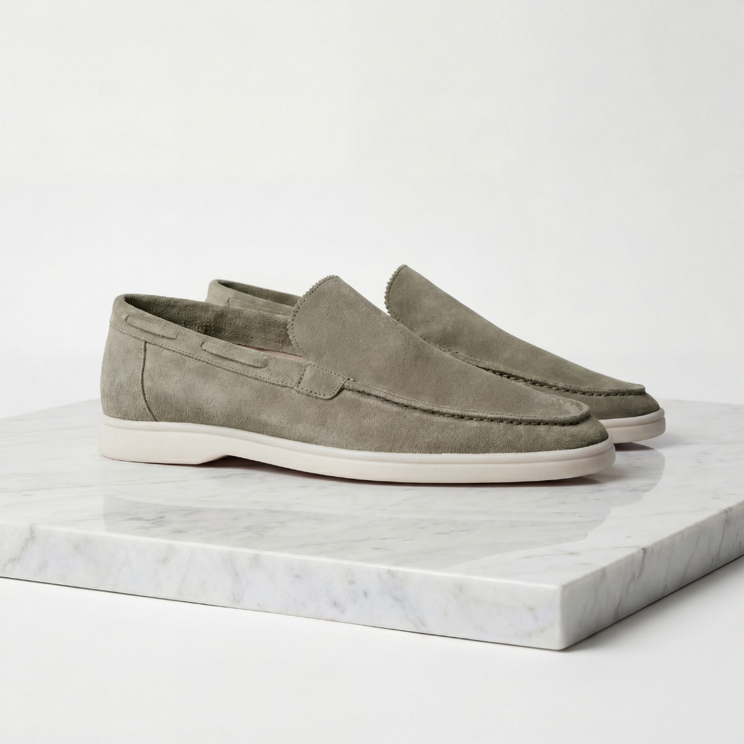 Herren Mokassins Wildleder Slip-On