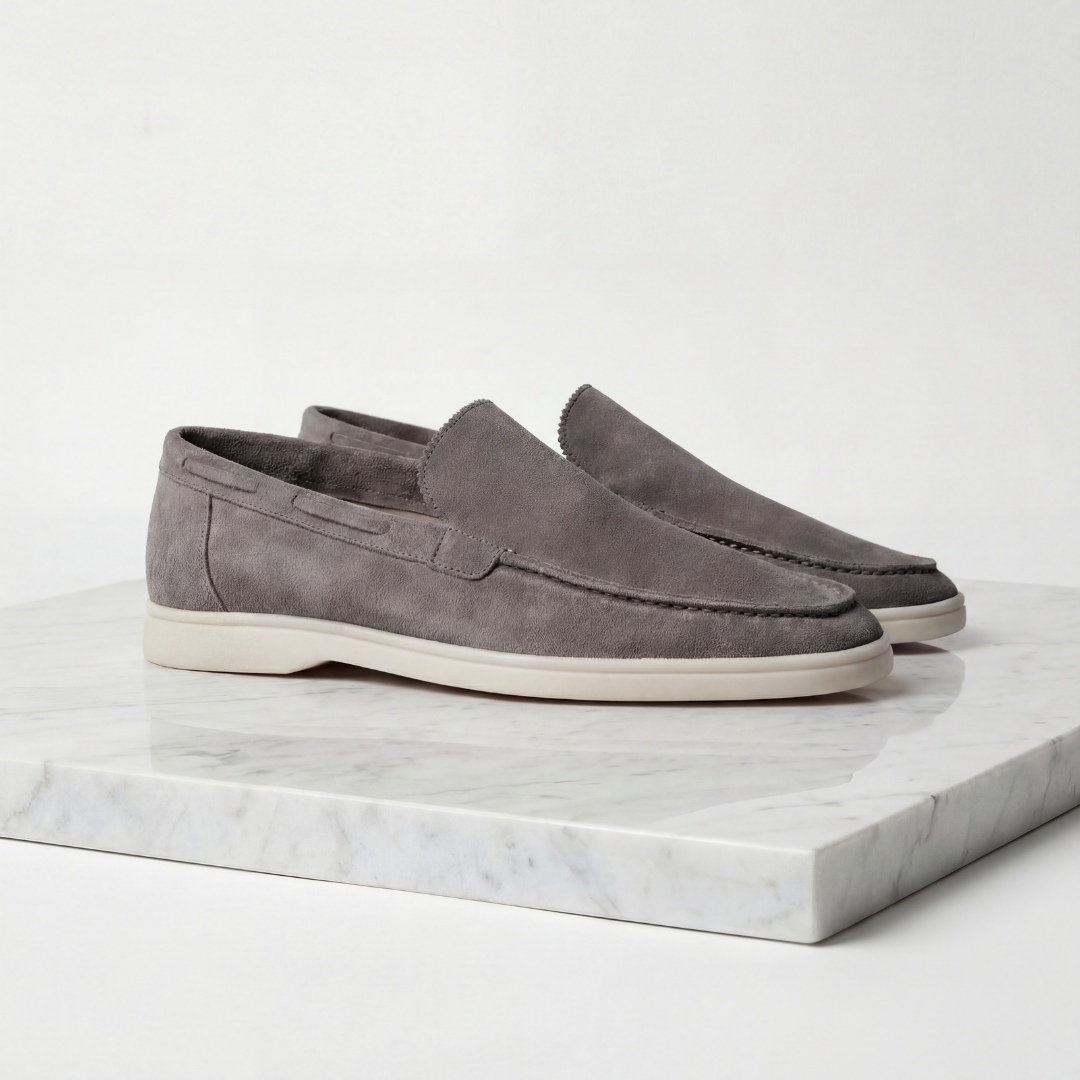 Herren Mokassins Wildleder Slip-On