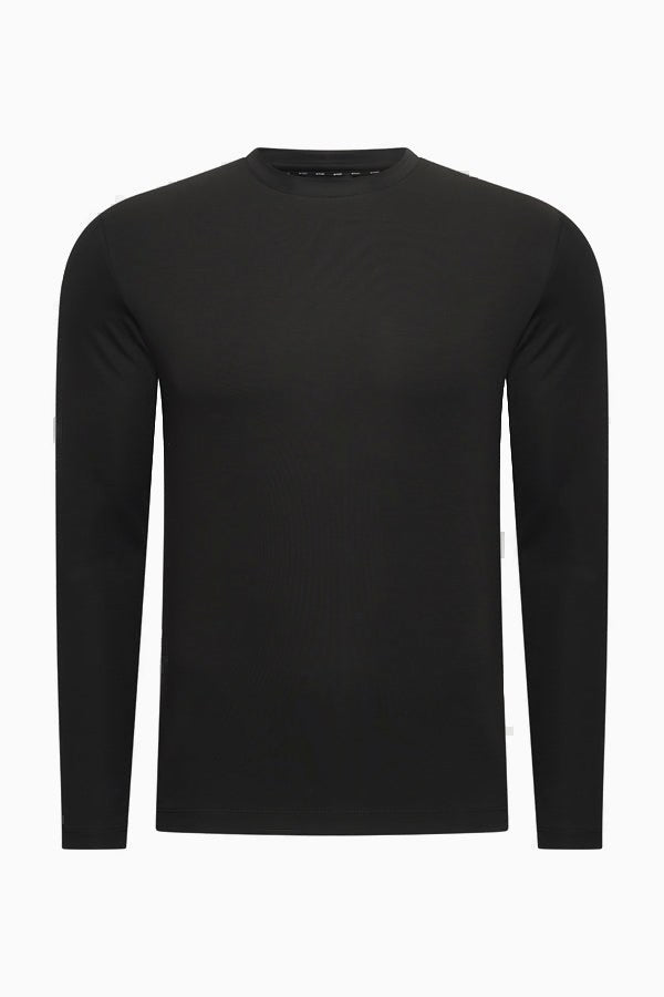 Beyoda Longsleeve Herren Onyx Black — Ärmel-Detail