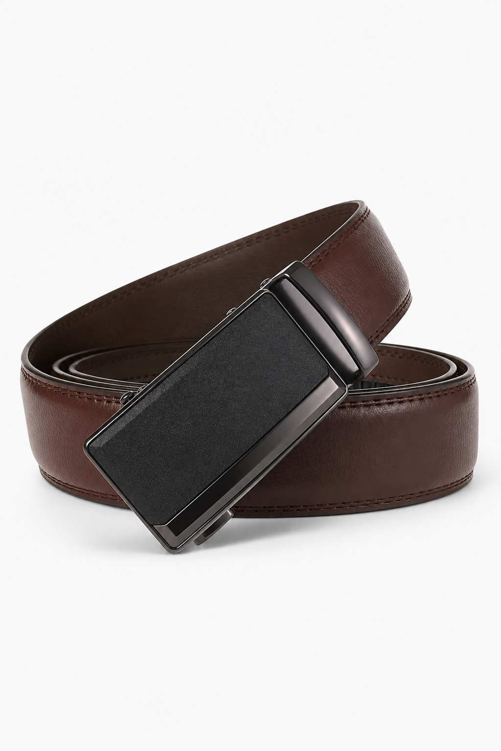 Herren Ledergürtel Kalbsleder - Schwarz Braun Elegant Langlebig