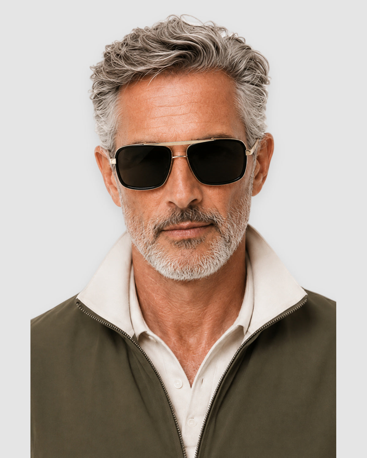 Herren Sonnenbrille Pilotenform mit UV400-Schutz, Bild 3