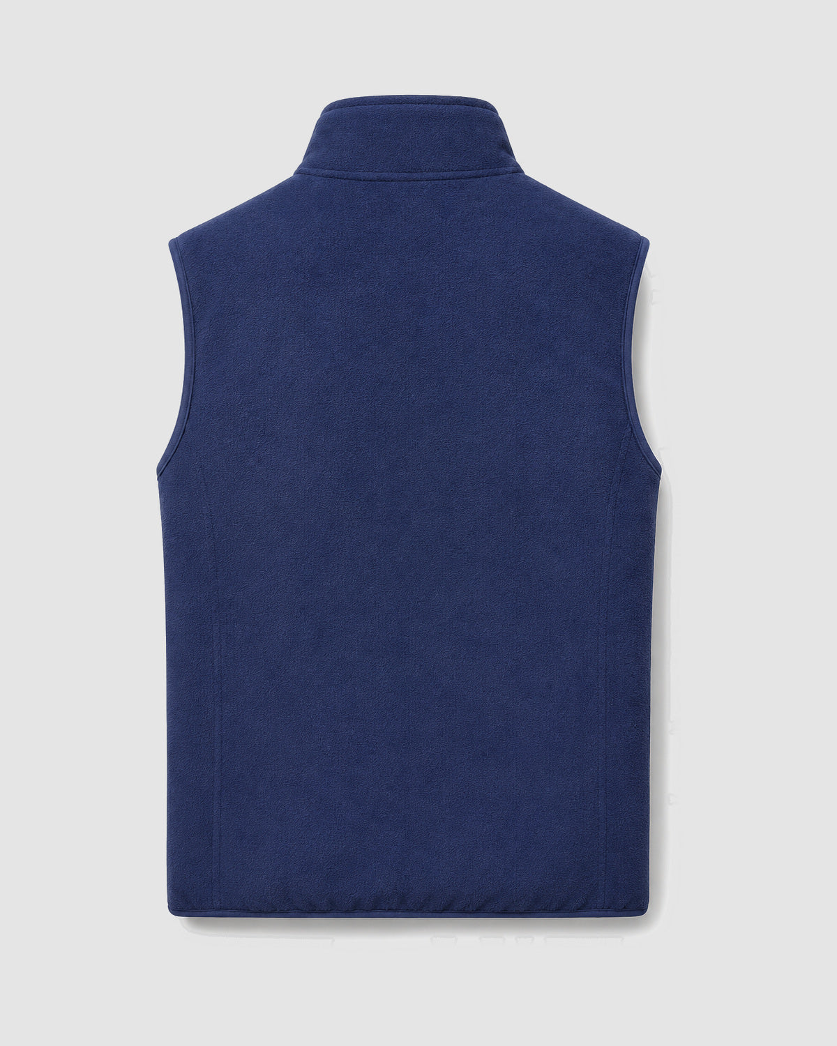 Herren Weste mit Stehkragen und Reißverschluss – Marineblau, Bild 2