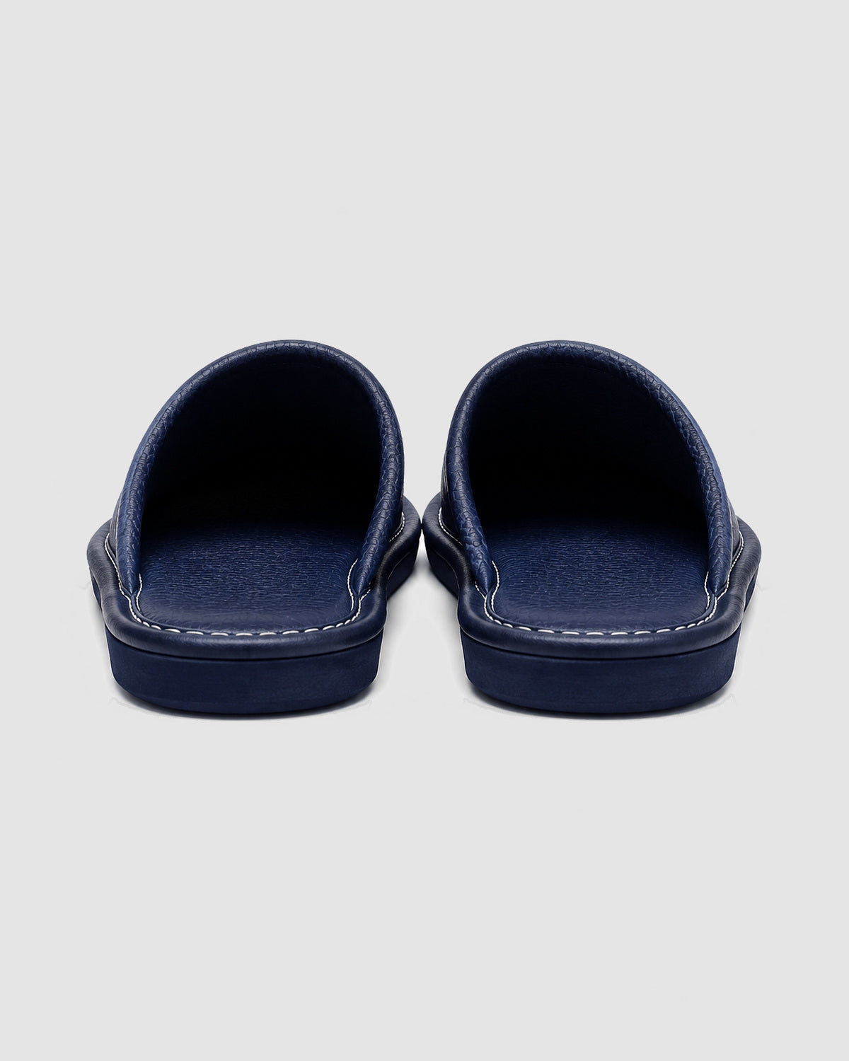 Herren Hausschuhe mit weicher Sohle – Marineblau, Bild 4