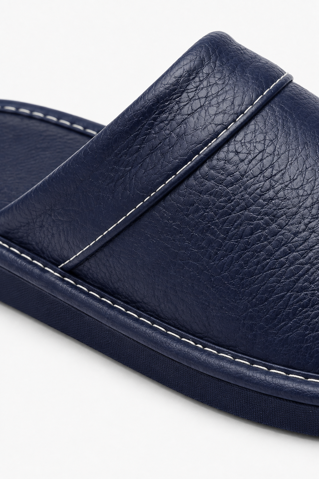 Herren-Hausschuhe in Navyblau mit weicher Sohle