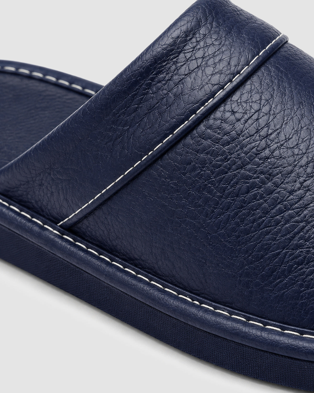 Herren Hausschuhe mit weicher Sohle – Marineblau, Bild 6