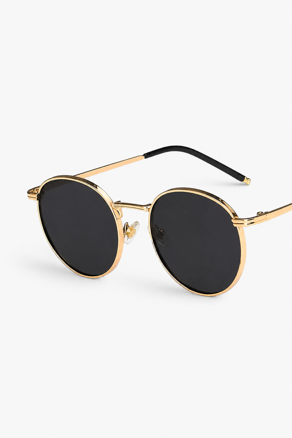 Damen Sonnenbrille Rund, Metallrahmen, UV400 Schutz Stilvoll