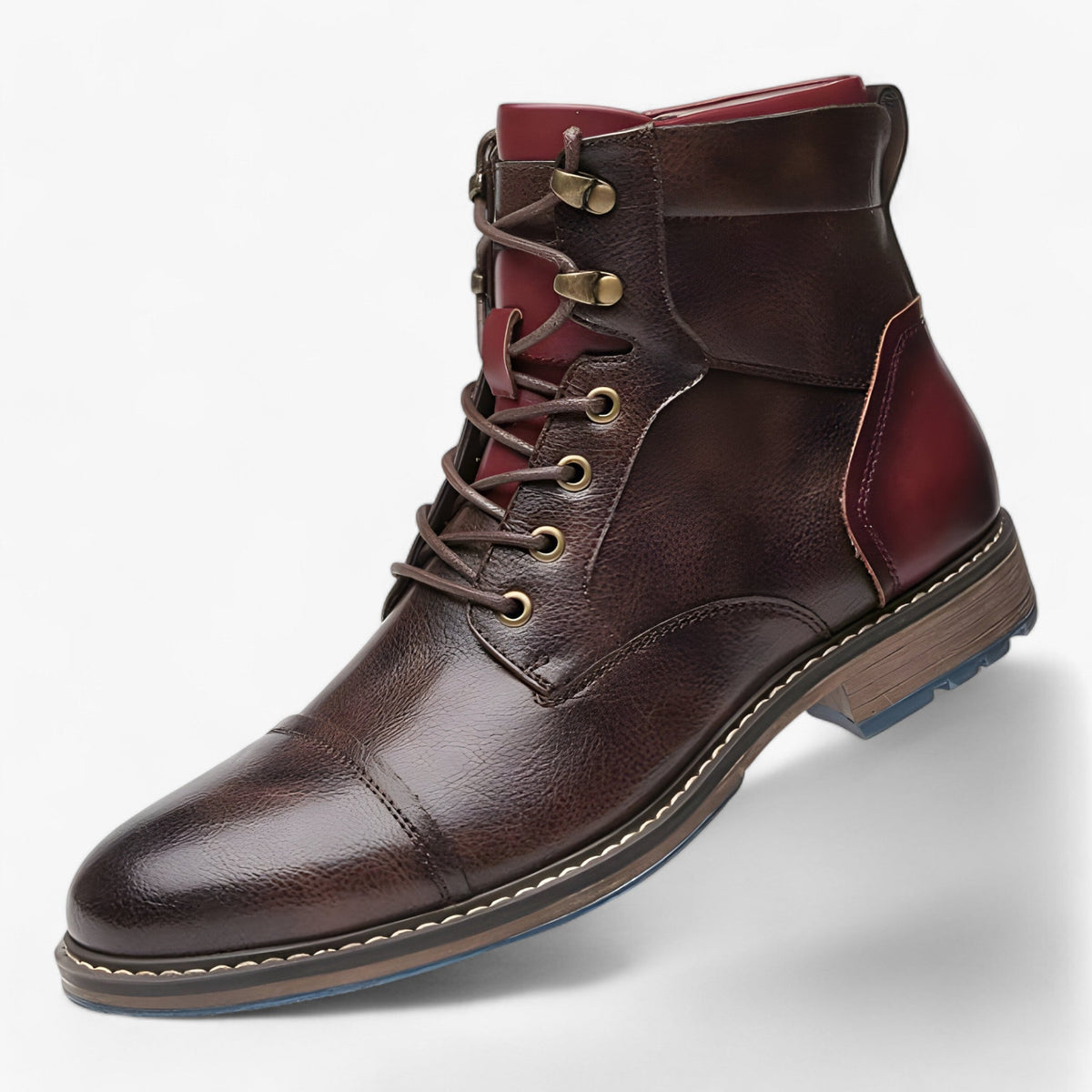 Herren Oxford Stiefel Leder