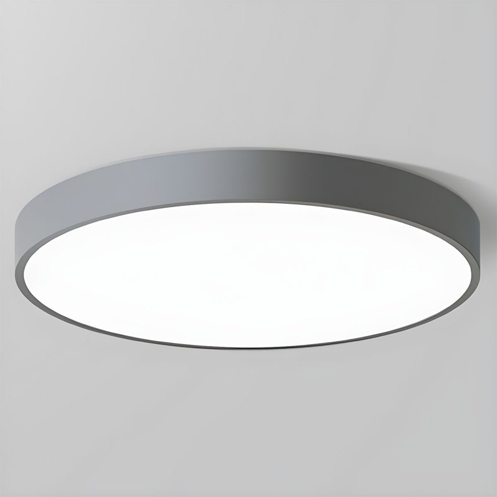 Moderne Runde LED Deckenleuchte Flache Scheibe