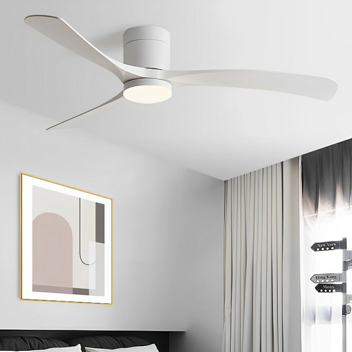 Minimalist Ceiling Fan Light for Living Room